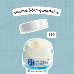 crema blanqueadora