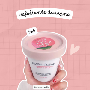 exfoliante durazno