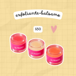 exfoliante + balsamo ultramo